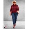 Via Appia Due Sweater Enjoy Life Bordeaux