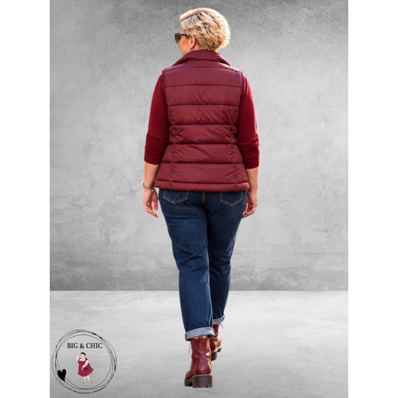 Via Appia Due Bodywarmer Bordeaux
