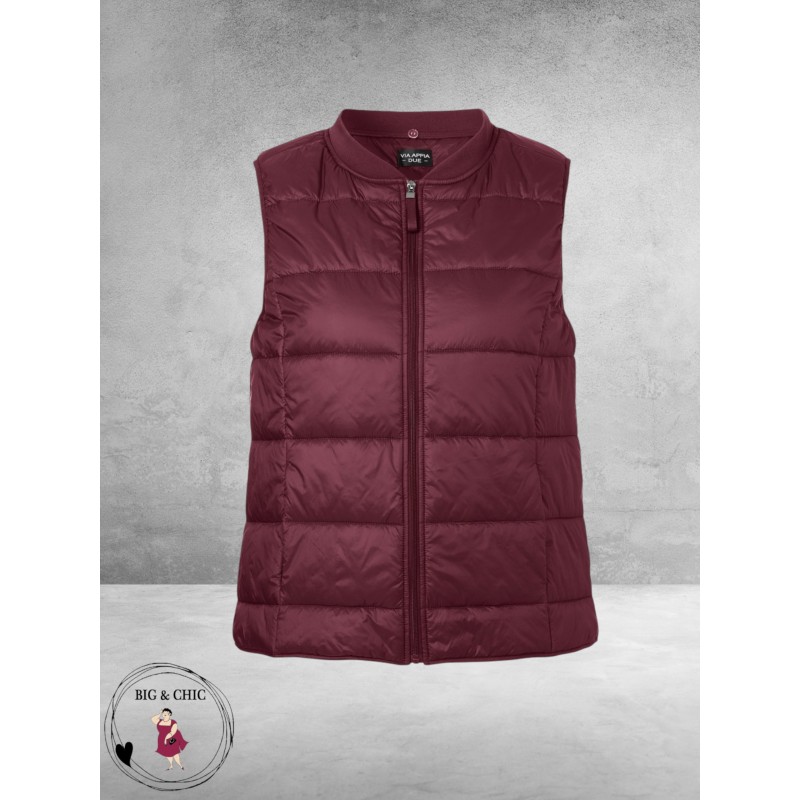 Via Appia Due Bodywarmer Bordeaux