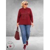 Via Appia Due Sweater Enjoy Life Bordeaux