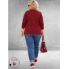 Via Appia Due Sweater Enjoy Life Bordeaux