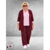 Via Appia Due Vest/Cardigan Bordeaux