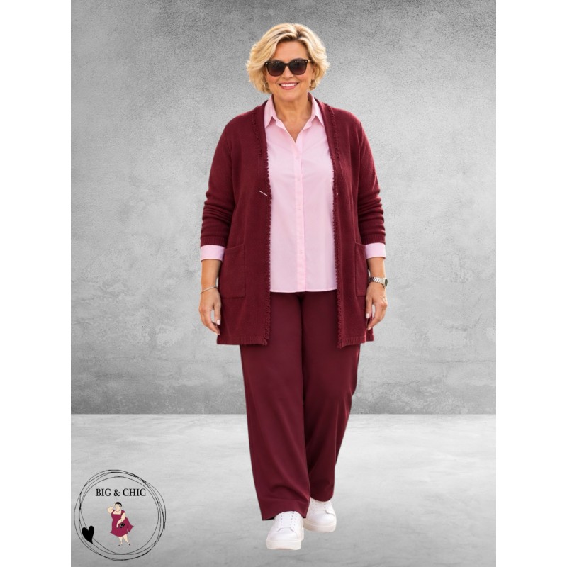 Via Appia Due Vest/Cardigan Bordeaux