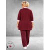 Via Appia Due Vest/Cardigan Bordeaux