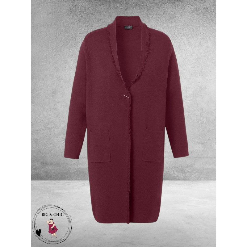 Via Appia Due Vest/Cardigan Bordeaux