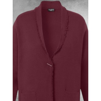 Via Appia Due Vest/Cardigan Bordeaux