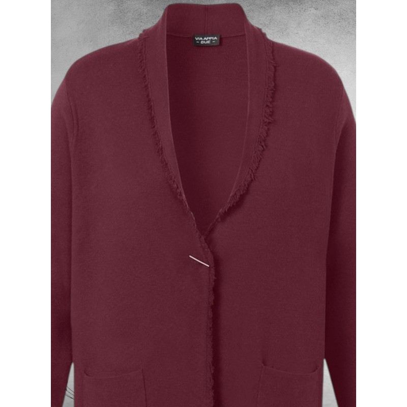Via Appia Due Vest/Cardigan Bordeaux