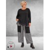 FRENZI Shirt Zwart/Kant Wow Effect