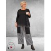 FRENZI Shirt Zwart/Kant Wow Effect