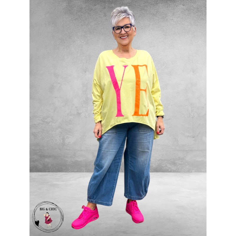 Frenzi Shirt  YEAH Geel