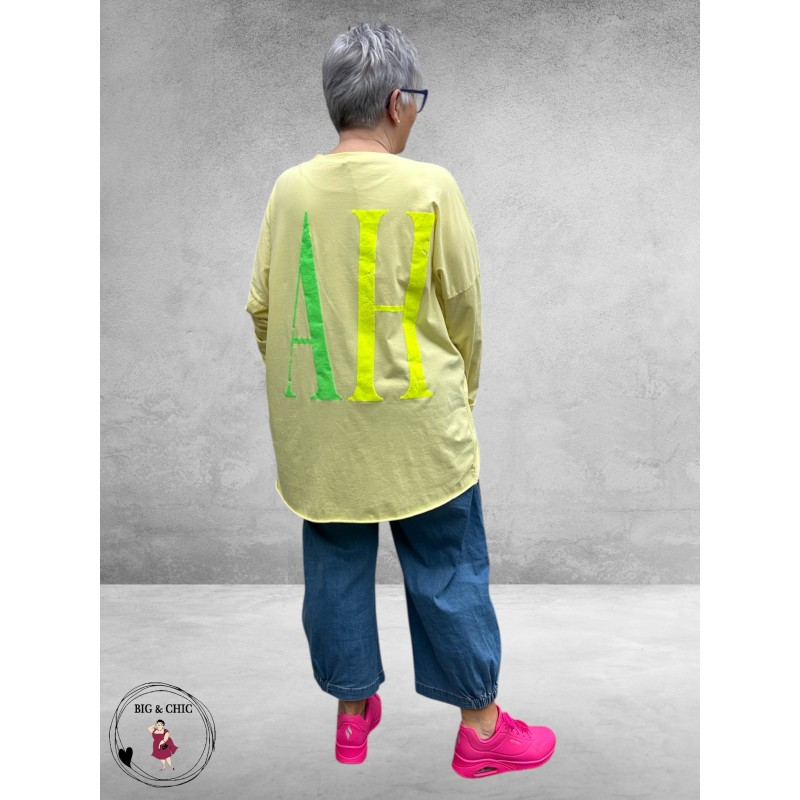 Frenzi Shirt  YEAH Geel