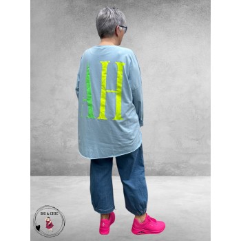 Frenzi Shirt YEAH Blauw