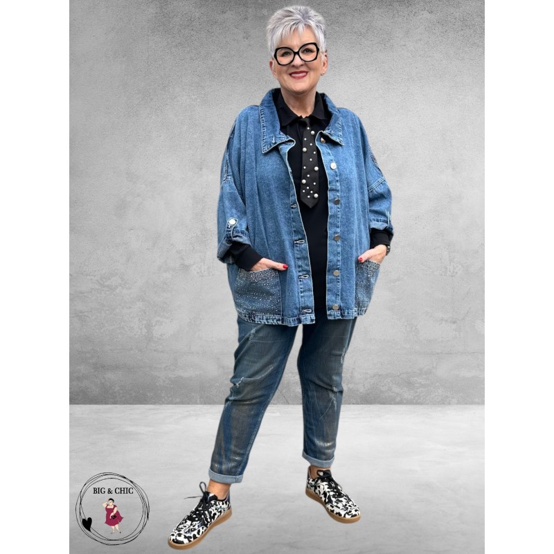 NC Jeans Jasje Oversized Glitter 