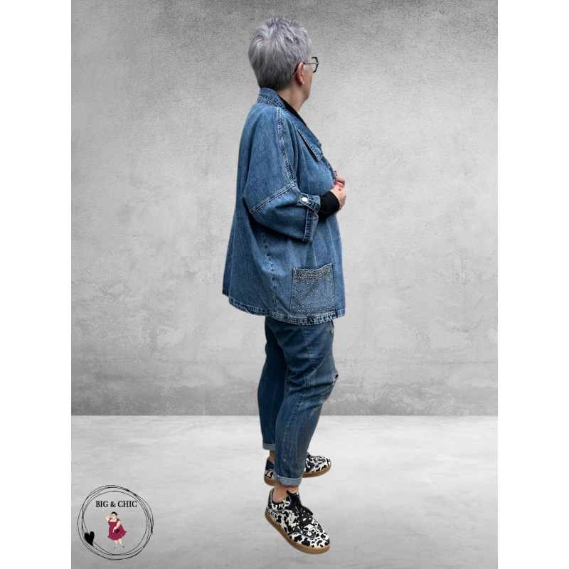 NC Jeans Jasje Oversized Glitter 