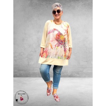 Frenzi 4U Long Shirt Toekan Print