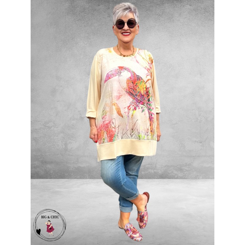 Frenzi 4U Long Shirt Toekan Print