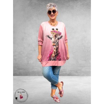 Frenzi 4U Tuniek Met Giraffe Print 