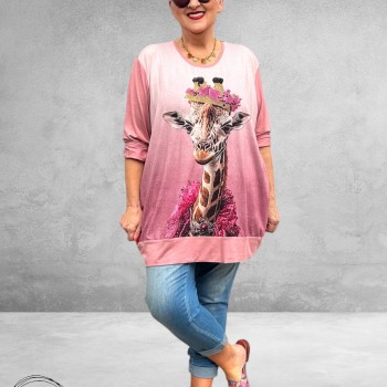 Frenzi 4U Tuniek Met Giraffe Print 