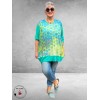 Frenzi 4U Tuniek Shirt Auqa Multi