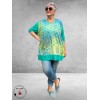 Frenzi 4U Tuniek Shirt Auqa Multi