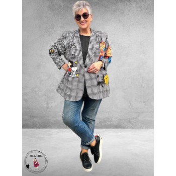 Frenzi Oversized Blazer Friends