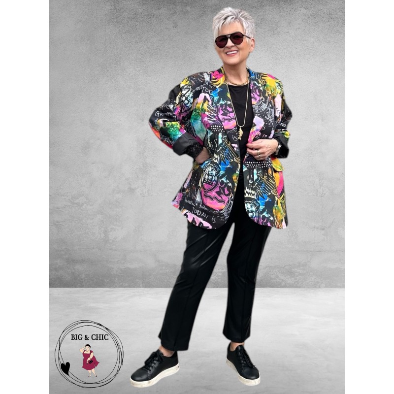 Frenzi Oversize Blazer Graffiti 
