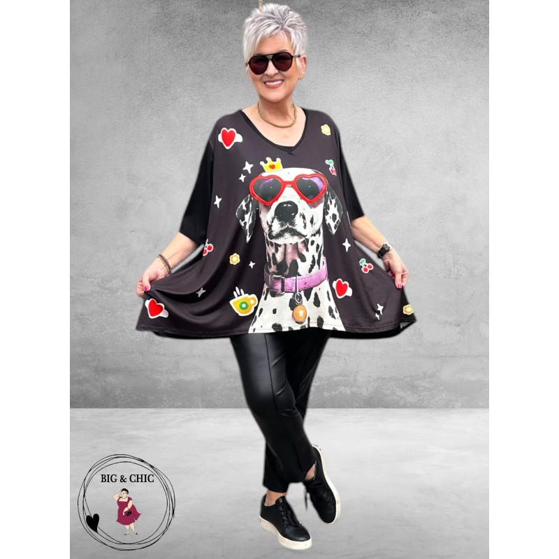 Frenzi  Shirt A-Lijn Dalmatiër Uniek