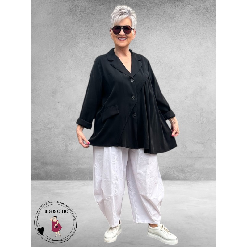 Frenzi Jasje/Blouse Uniek  Zwart