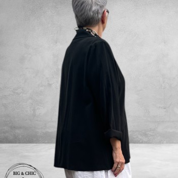 Frenzi Jasje/Blouse Uniek  Zwart