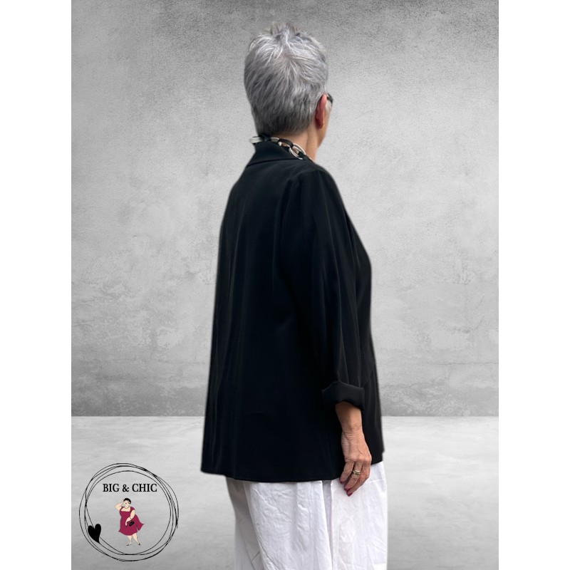 Frenzi Jasje/Blouse Uniek  Zwart