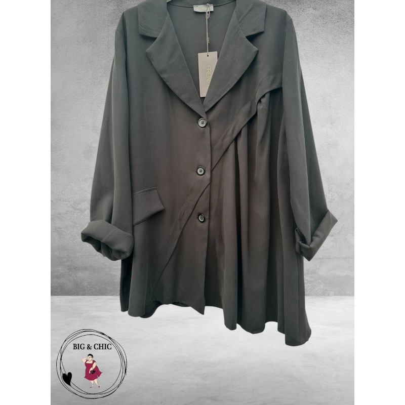 Frenzi Jasje/Blouse Uniek  Zwart