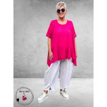 Frenzi Shirt A-Lijn Katoen Pink