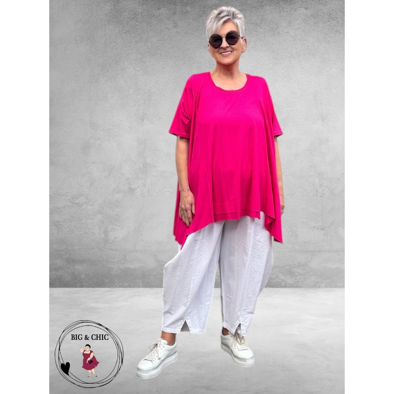 Frenzi Shirt A-Lijn Katoen Pink