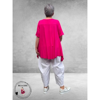 Frenzi Shirt A-Lijn Katoen Pink