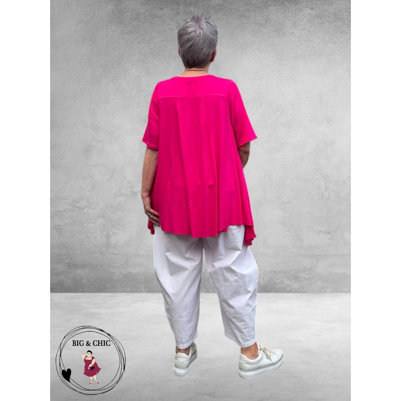 Frenzi Shirt A-Lijn Katoen Pink