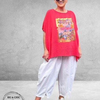 Frenzi Shirt AMORE Koraal 