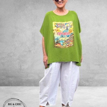 Frenzi Shirt AMORE Kiwigroen