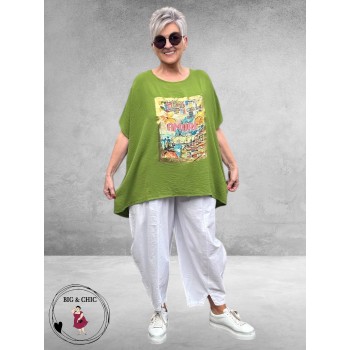 Frenzi Shirt AMORE Kiwigroen