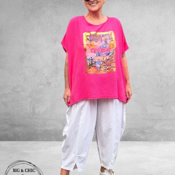 Frenzi Shirt AMORE Pink