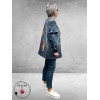 Frenzi Oversized Blazer Jeanslook Dog