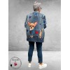 Frenzi Oversized Blazer Jeanslook Dog