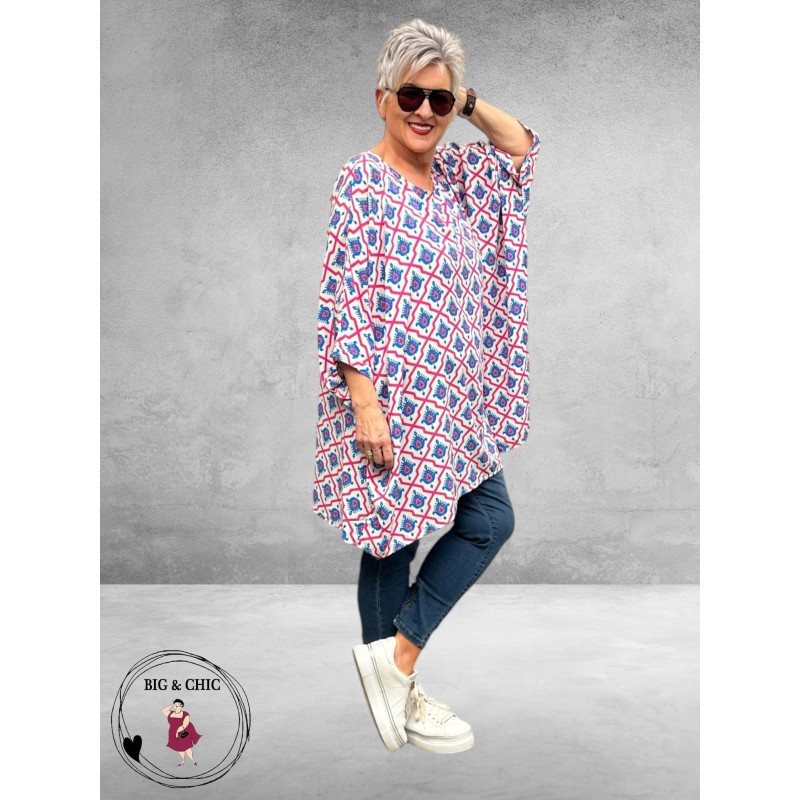 Frenzi Tuniek Oversized Mozaiek