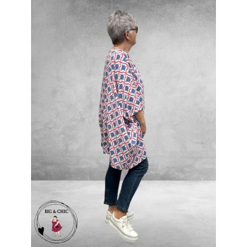 Frenzi Tuniek Oversized Mozaiek