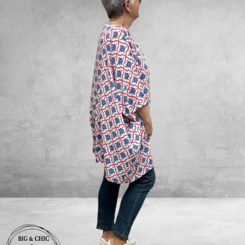 Frenzi Tuniek Oversized Mozaiek