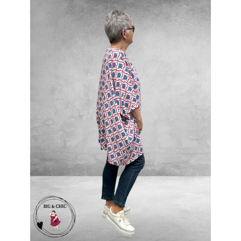 Frenzi Tuniek Oversized Mozaiek