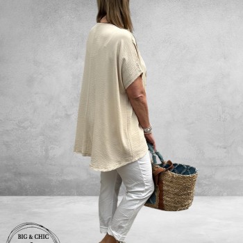 Frenzi Shirt AMORE Beige