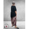 Frenzi Ballonbroek Beere/Zwart/Zand