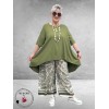 Frenzi Shirt/Tuniek High Low Olijfgroen