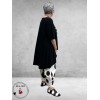 Frenzi  Broek Wijd Zwart-Wit-Dots