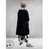 Frenzi  Broek Wijd Zwart-Wit-Dots
